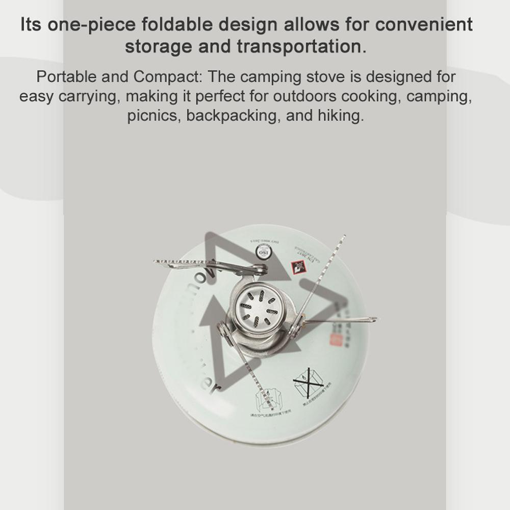 Портативная походная плита, газовая горелка, складная походная плита, 2500 Вт, для приготовления пищи на открытом воздухе