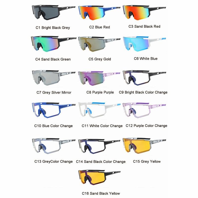 Спортивные велосипедные солнцезащитные очки Женские Мужские Велосипедные Солнцезащитные очки с изменяющимся цветом Очки для рыбалки и пешего туризма Уличные очки Защита от УФ-лучей UV400