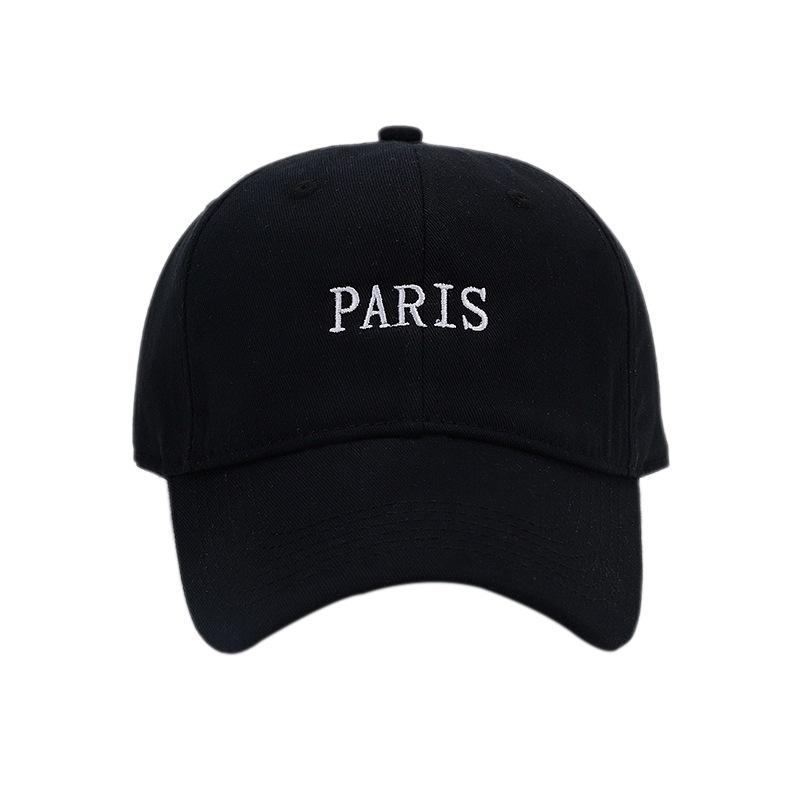 Новая бейсболка в британском стиле PARIS с вышивкой для мужчин и женщин, осенняя мода, простая повседневная кепка с маленьким козырьком, модная