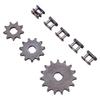3 шт. 9T 11T 15T звездочки из высокопрочной стали и замыкающие звенья цепи для цепей T8F