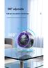Ultra-Quiet Mini USB Desktop Fan with 100-Speed Circulation