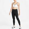Nike Спортивный бюстгальтер с низкой ударной поддержкой и надписью «Письмо» Женское нижнее белье белого цвета DM0672-100