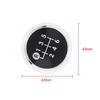6 Speed Car Gear Shift Knob Emblem Cap Cover for Toyota Corolla 1.8MT 2007-2013/ RAV4 AVENSIS YARIS D4D URBAN ALTIS SCION