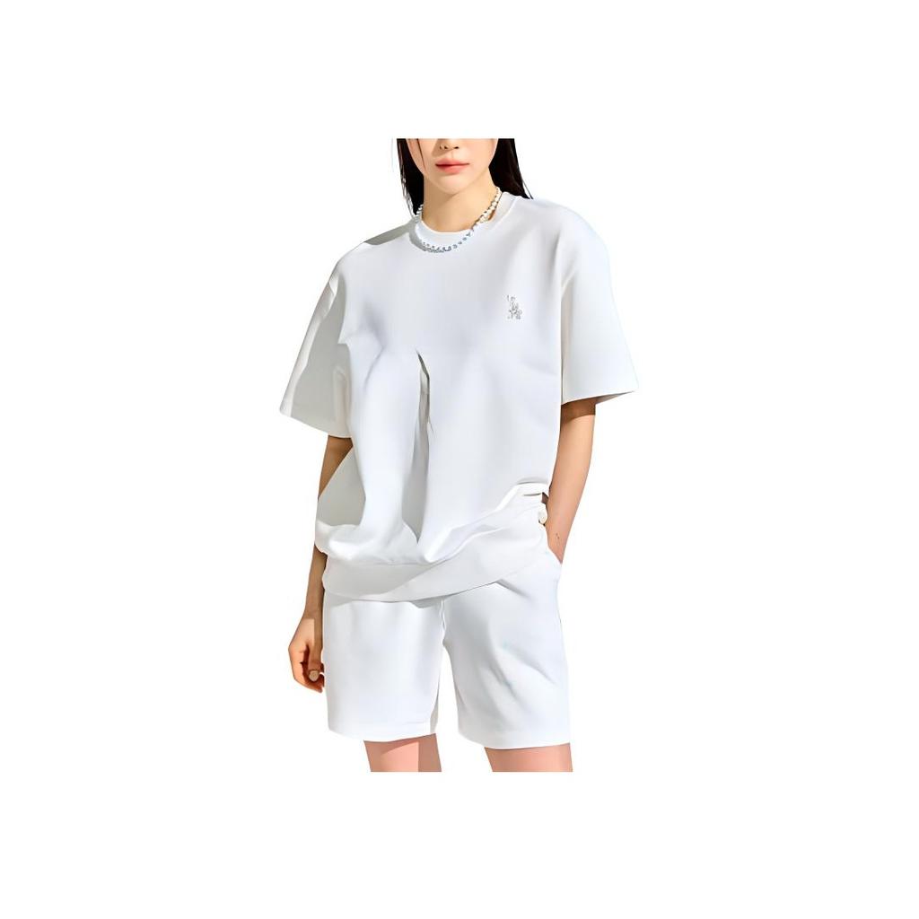 Новые повседневные шорты MLB Los Angeles Dodgers Унисекс Бежевые 3ASPB0333-07IVS