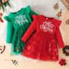 Baby Christmas Dress For Girls Cartoon Santa Claus Dresses Festival Party Dress Merry Christmas Baby Clothes Girls Xmas Dress
