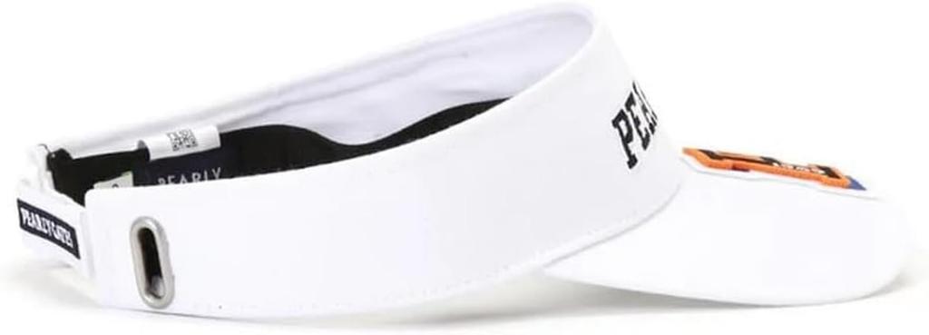 Унисекс Солнцезащитный козырек Размер Гольф Шляпа FR [PEARLY GATES] (Переработанный твил, регулируемый) / / 053-5187202 030_Белый