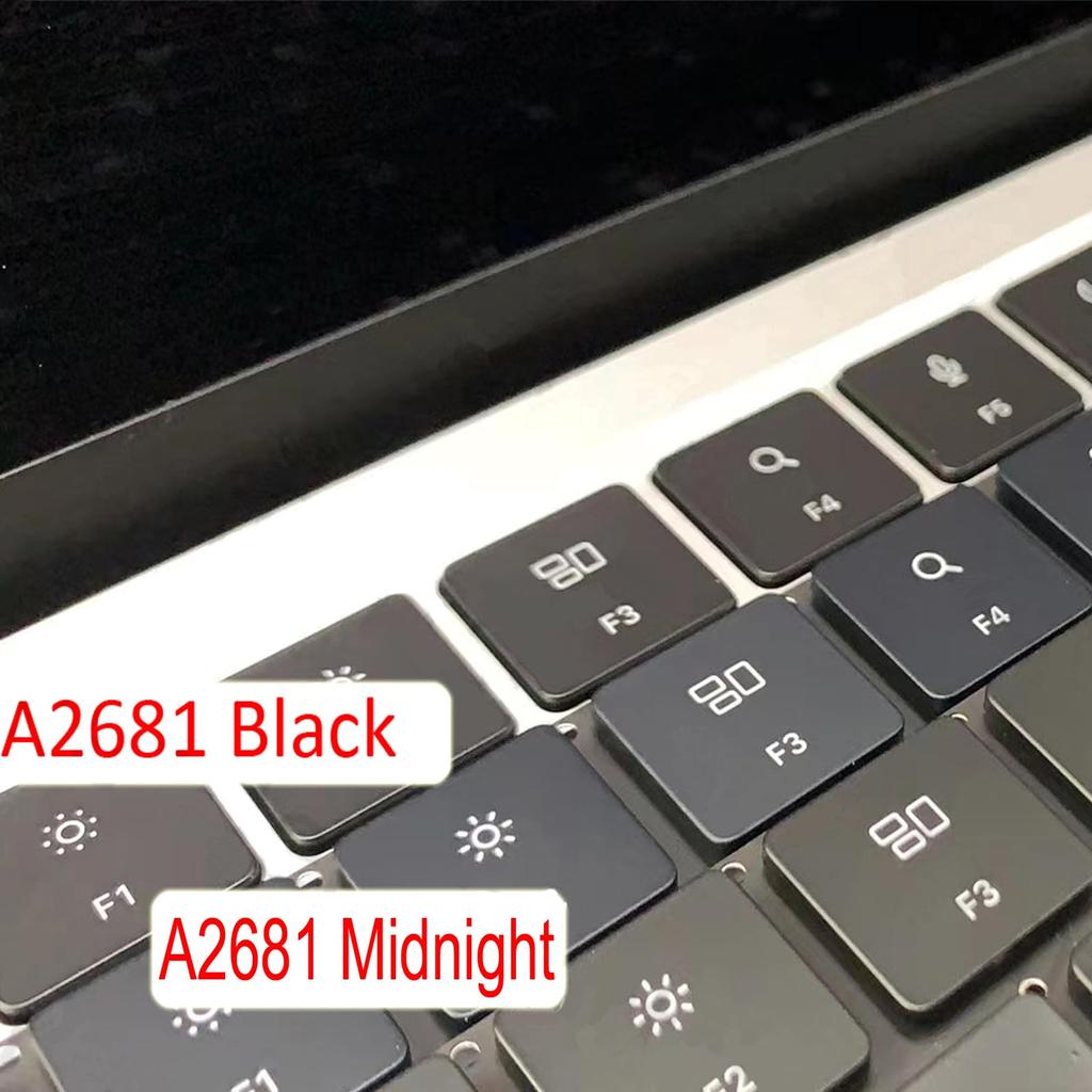 Сменный колпачок Bfeown для MacBook Air M2 M3 Retina A2681 MacBook Pro 14 M2 M3 Pro A2779 A2780 A2918 A2992 MacBook Air M2 M3 A22 941 3114 Черный