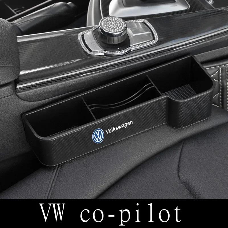 For VOLKSWAGEN VW Car Seat Gap Storage Box Holder Case for Volkswagen Passat Santana Golf Bora Jetta CC Beetle Scirocco Magotan