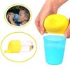 Крышка на присоске в форме слона, детские силиконовые крышки-непроливайки, бутылочка для сосания, Trainingcup