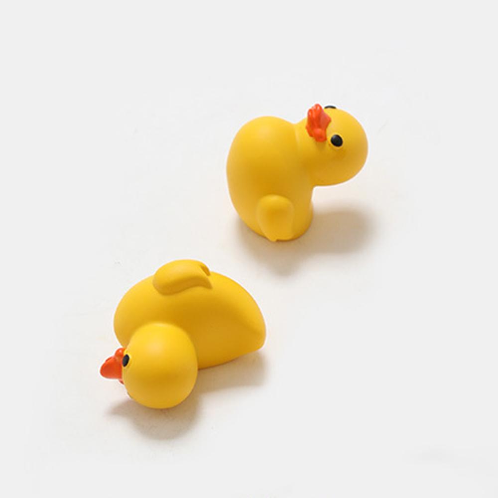 3D трехмерные креативные милые наклейки на холодильник в виде утки, животные, магнитные наклейки для кухни, украшения дома, памятки, сообщения из смолы