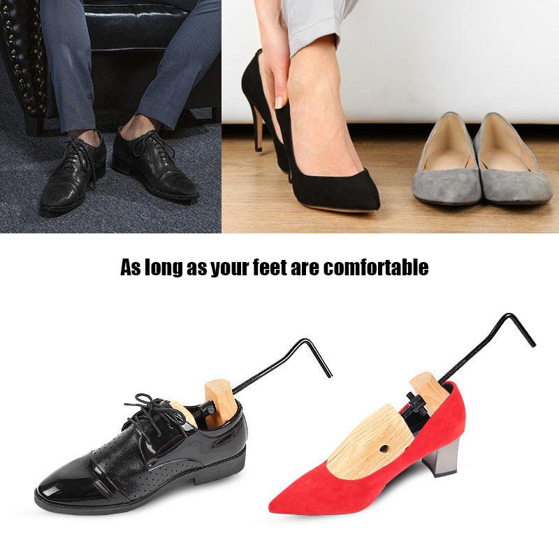 1/2 шт. Регулируемая в двух направлениях растяжка для обуви, колодка для обуви, формодержатель, стойка, сосновая древесина, расширитель для обуви для мужчин и женщин, аксессуары для обуви S/M/L