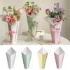 10PCS Gift Box Packaging Supplies Rose Bouquet Flower Cube Container Hug Bucket Modern Tote Bag Flower Storage