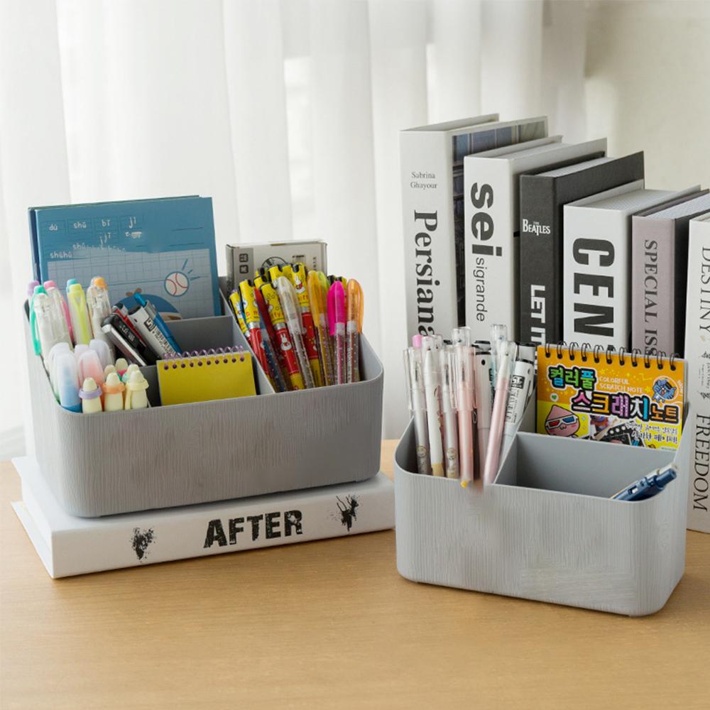 Креативный настольный органайзер, студенческие канцелярские принадлежности, держатель для ручек, держатель для ручек, полка для косметического комода с несколькими отделениями