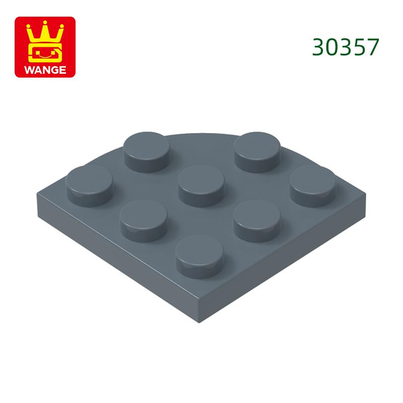 Нетоксичные 86 шт./лот Угловые закругленные Блок 3x3 Moc Цветные Аксессуары Совместимые с Изогнутым Кирпичом DIY Игрушки Для Детей Технические Детали