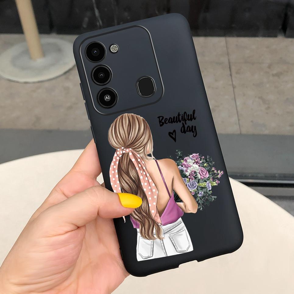 For Tecno Spark 8C Case KG5k Shockproof Soft silicone TPU Back Cover For Tecno Spark 8 Pro Spark8 Phone Cases Spark8 Case Bumper