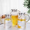 Холодный чайник с ручкой Бутылка для воды Домашний кувшин для напитков Большая вместимость Чайник для холодного заваривания Изысканная стеклянная посуда Кухонные аксессуары