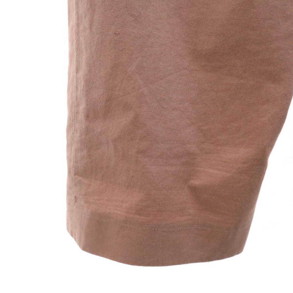 Dries Van Noten Брюки зауженного кроя из смесового льна 40 Пыльно-розовый Женские Б/у