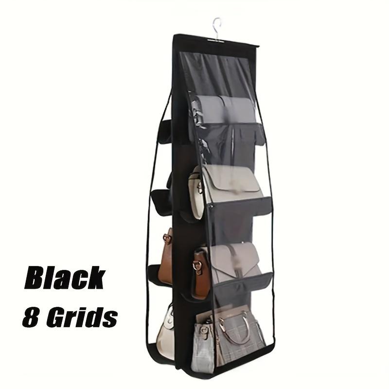 1PC 6/8 Pocket Hanging Handbag Storage Rack, Multifunctional Oxford Cloth Storage Rack Ideal Storage Artifact for All Bags