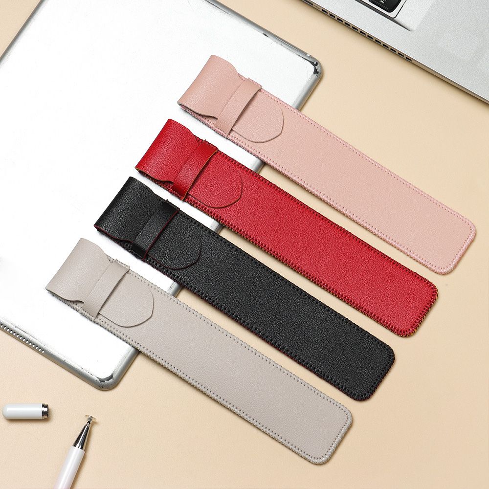 PU Leather Portable Protective Pouch Touch Covers For Apple Pencil Bags Stylus Pen Cover Pen Bag
