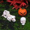 Skeleton Dog Skull Pumpkin Skeleton Skull Ornament Mini Pumpkin Ornament  Holiday Party Decor