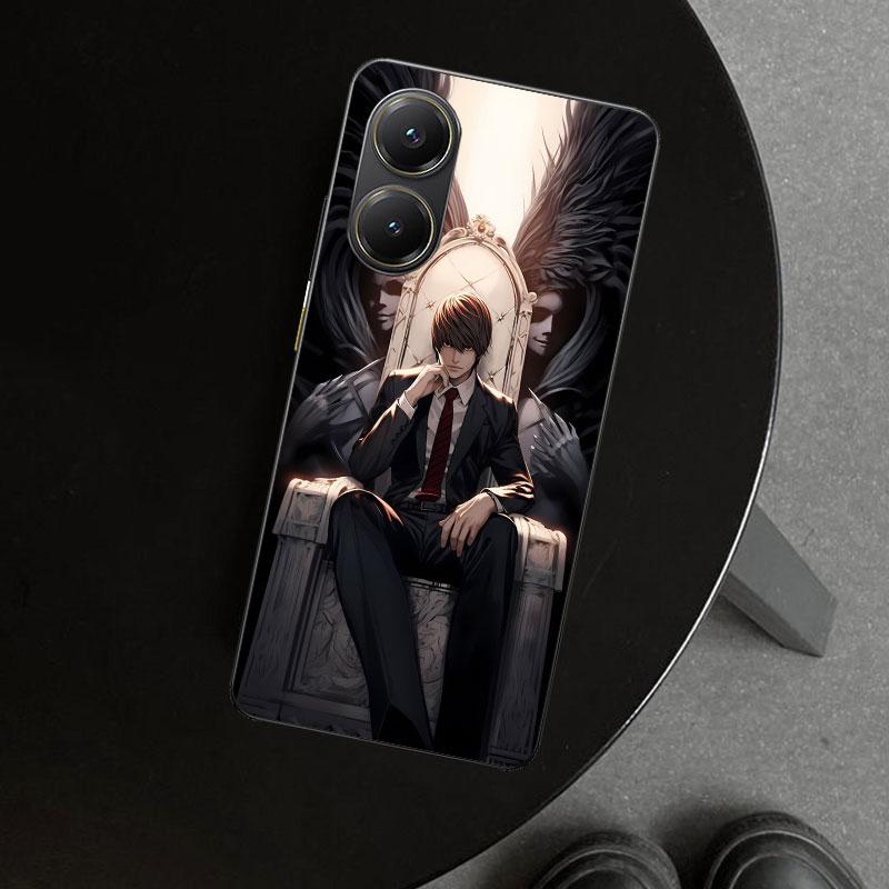 Чехол-обложка N-Note D-Death Yagami Light для Xiaomi Poco X6 X5 X7 Pro F7 Ultra Redmi 15C 15 13C 13 12C 12 10C 10 10A 9C 9A 9