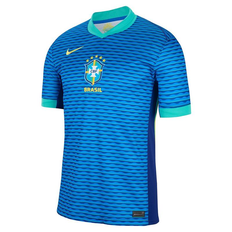 Nike Бразилия 2024 Стадион Выездная Мужская Футбольная Реплика Джерси Nike Dri-FIT FJ4283-458