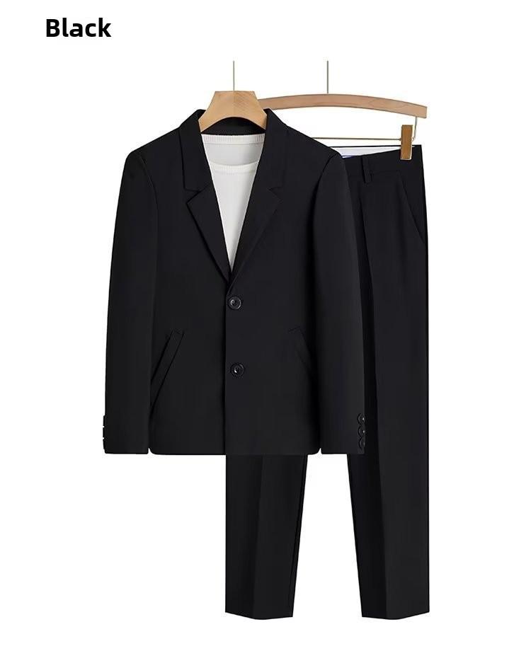 2023 Men's Spring/Autumn Light Mature Style Suit Jacket: Trendy, Loose-Fit, Elegant Uniform Top