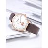 Two-hand and A Half Small Seconds Dial Couple Watch Strap Simple Watch Men's Watch Women's Watch