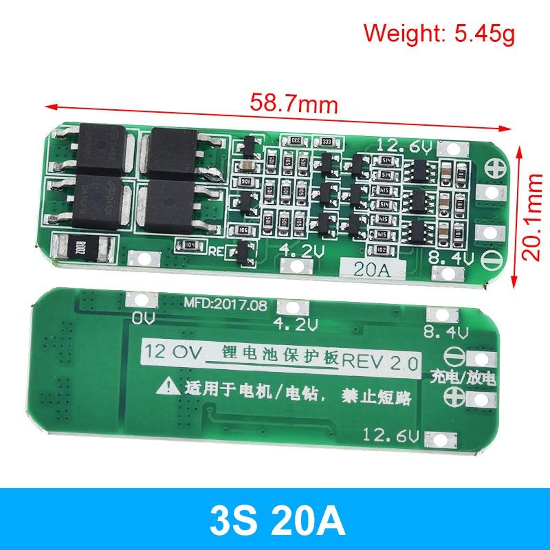 TZT 1/3/5 шт. 1S 2S 3S 4S 3A 20A 30A Li-ion Литиевая Батарея 18650 Зарядное Устройство BMS Плата Защиты Для Дрель Мотор Lipo Ячейка Модуль