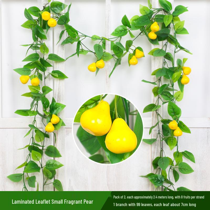 Artificial Grape Leaves and Flower Vine Ceiling Decoration