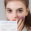 Face Tattoo Stickers Creative Safe Plastic Gem Face Temporary Tattoos for Party