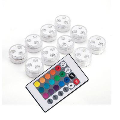 Цветной светодиодный подводный светильник с дистанционным управлением для бассейнов и фонтанов