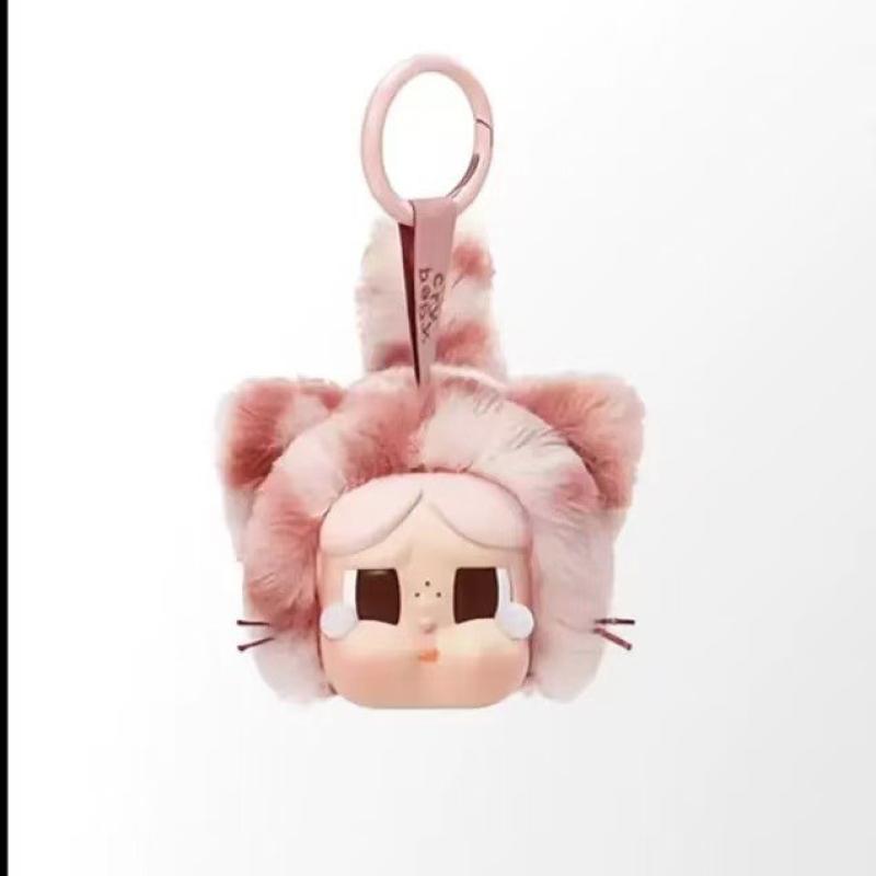 1 шт. Брелок в виде фигурки, Серия Crybaby Wild But Cutie, Виниловая плюшевая подвеска, Украшение для сумки, Фигурки, Куклы, Модель, Подарок