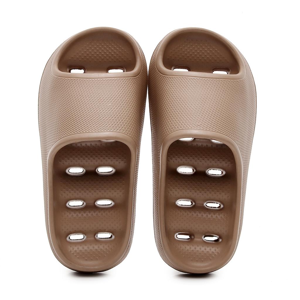 Унисекс однотонные дышащие тапочки с открытым носком, удобные нескользящие повседневные прочные тапочки для мужчин и женщин для занятий в помещении и на открытом воздухе