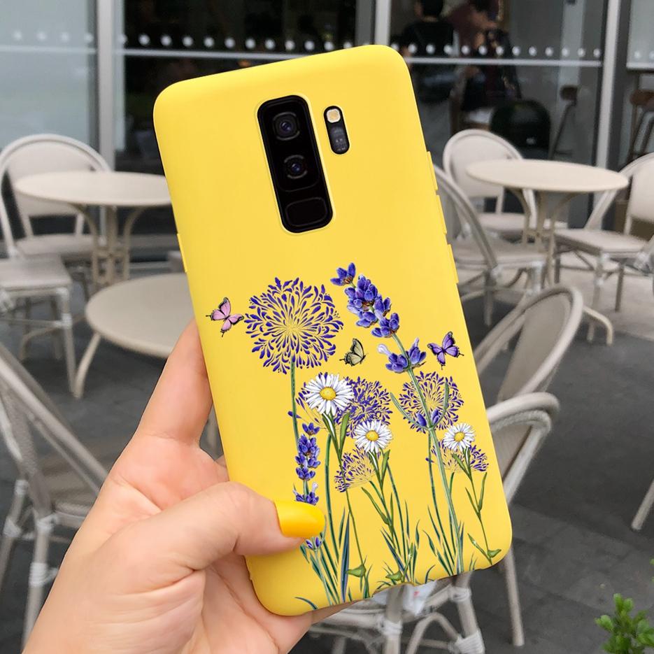 Чехол для Samsung Galaxy S9 Plus S9+ G965F Милый Конфетный Расписной Fundas Матовый Чехол для Samsung S9 S9+ S 9 Plus Чехол для Телефона Мягкие Сумки