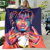 Модная Хип-хоп певица J-Juice WRLD Фланелевое одеяло для взрослых и детей Декоративное одеяло для дивана-кровати Портативное одеяло Подарок
