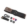 Guitar Strap Vintage Embroidered Pattern Length Adjustable Wide Guitar Belt for Acoustic Electric Guitars Bass