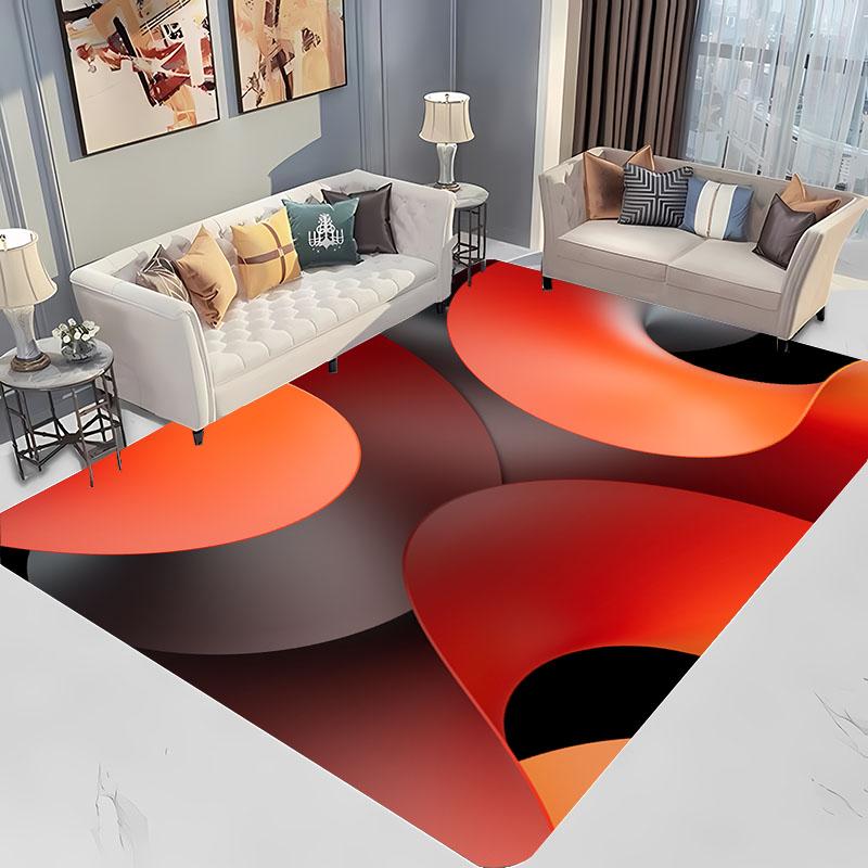 Abstract Colour Art Large Area Carpets for Home Living Room Children's Bedroom Sofa Doormat Kitchen Floor Rugs Anti-slip Decor