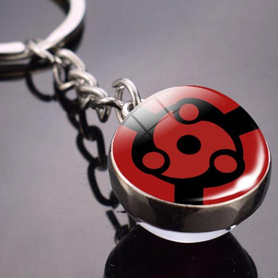 Yousheng Брелок Мультяшный Многоцелевой Искусственный Камень Многоразовый Коллекционный Декоративный Подарок Аниме Наруто Глаз Шарингана Брелок для Ключей Подвеска на Сумку для Детей