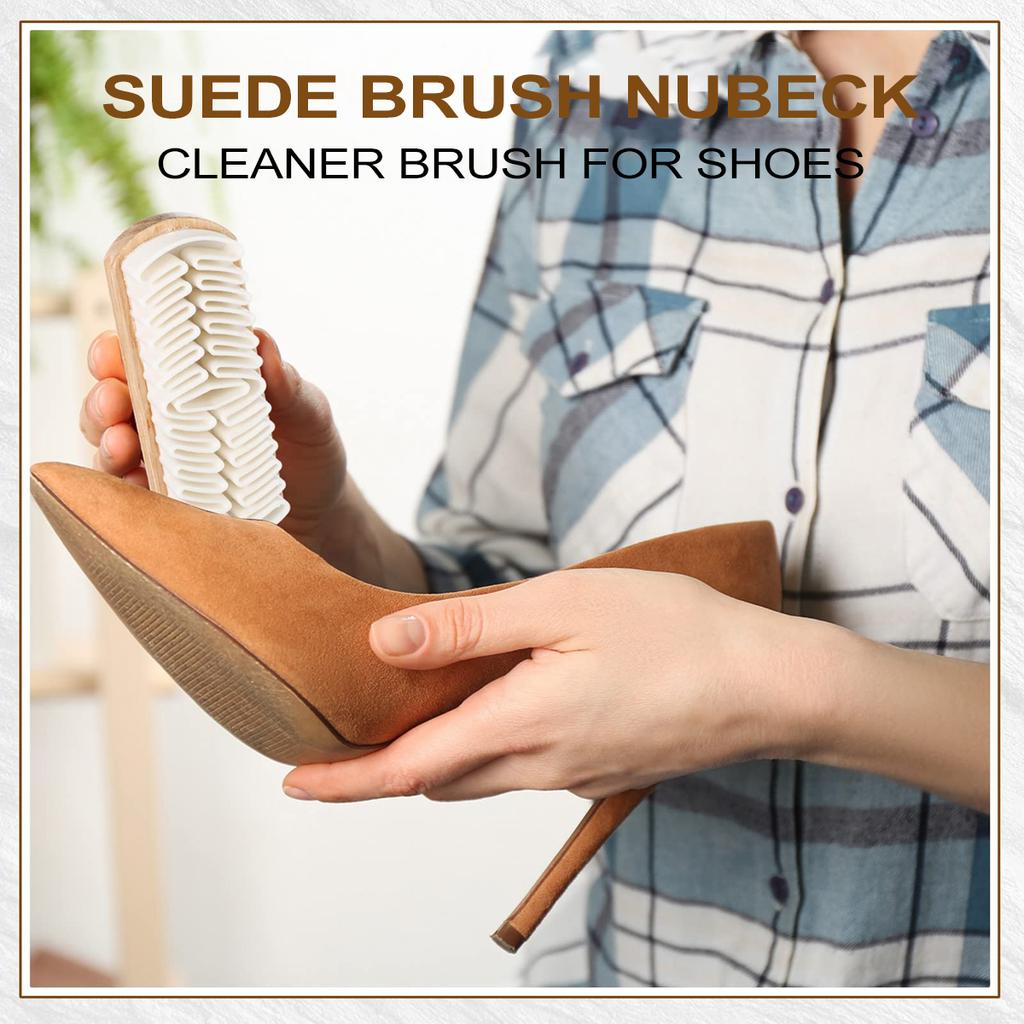 Щетка для чистки обуви Leeseph Suede Brush Щетка для чистки обуви из креповой замши для чистки замши и нубука на ботинках, обуви и куртках, гаджет для чистки