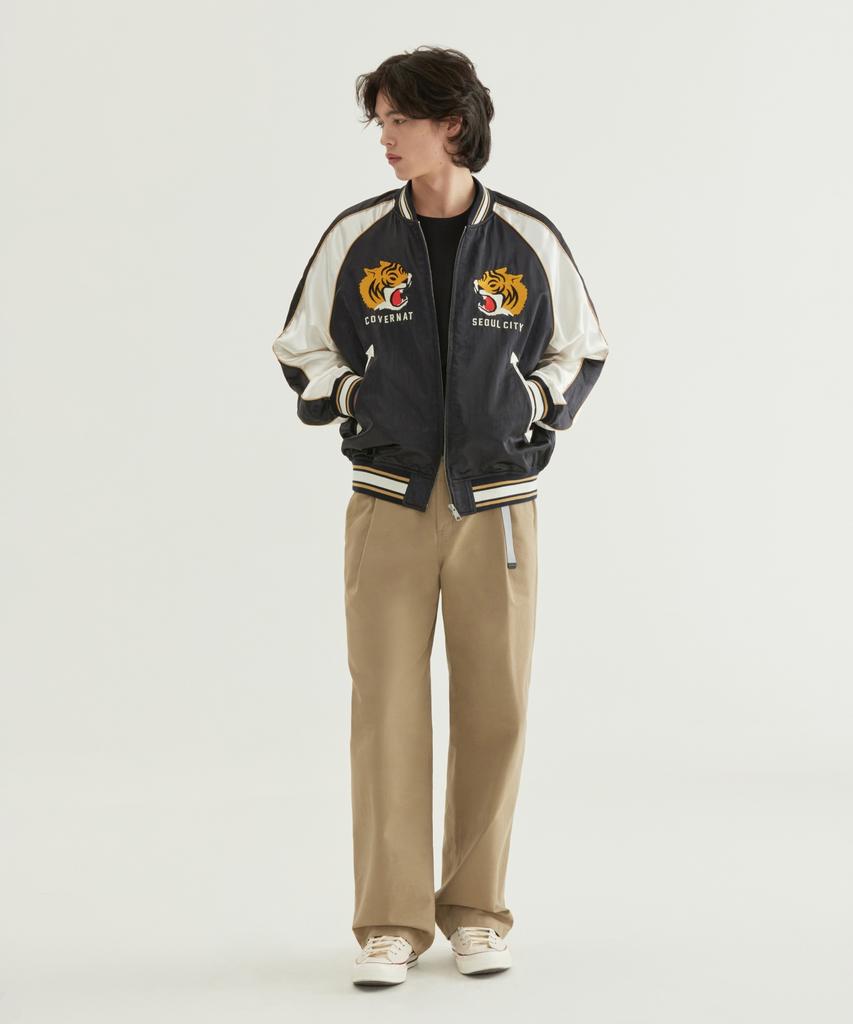COVERNAT Regular Cotton Easy Pants Beige