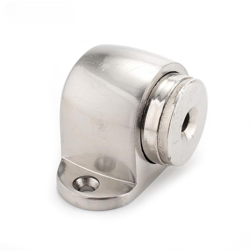 1шт дверной упор литой напольный магнитный держатель цинковый сплав магнитные упоры с винтами