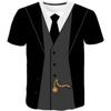Tuxedo T Shirts for Men Tux Costume Suit and Tie Tee Shirt Gifts T-Shirt Quickly Dry and Cool
