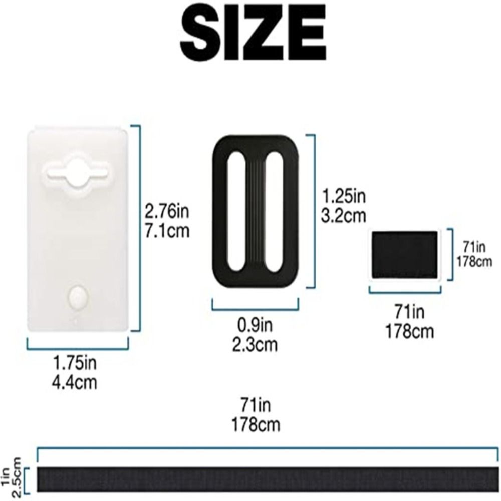 24pcs/set Nylon Pool Cover Reel Straps Webbing Pool Cover Roller Attachment Strap  Pool Accessories