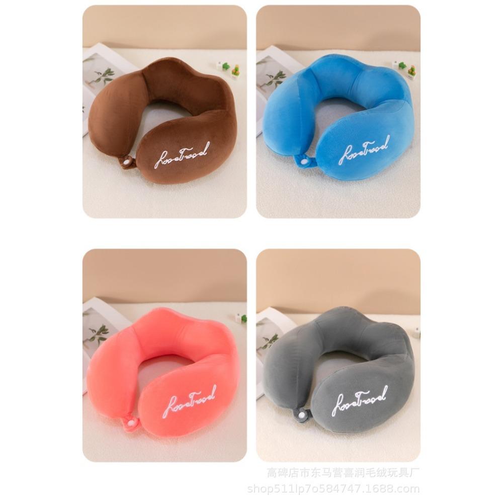 Подушка для путешествий, Подушка для шеи, Поддержка шеи, головы и подбородка, Милая дорожная подушка для шеи с рисунком для мальчиков и девочек, Дорожные аксессуары для самолета, автомобиля, откидывания