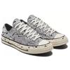 Converse Ретро удобные парусиновые кеды с низким верхом 1970-х годов, унисекс, серые