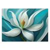 Wallpaper Image Lily turquoise flower painted