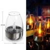 Solar Candle Light Flameless Led Night Lights Stainless Steel Waterproof Lawn Light Outdoor Garden Birthday Party Decor