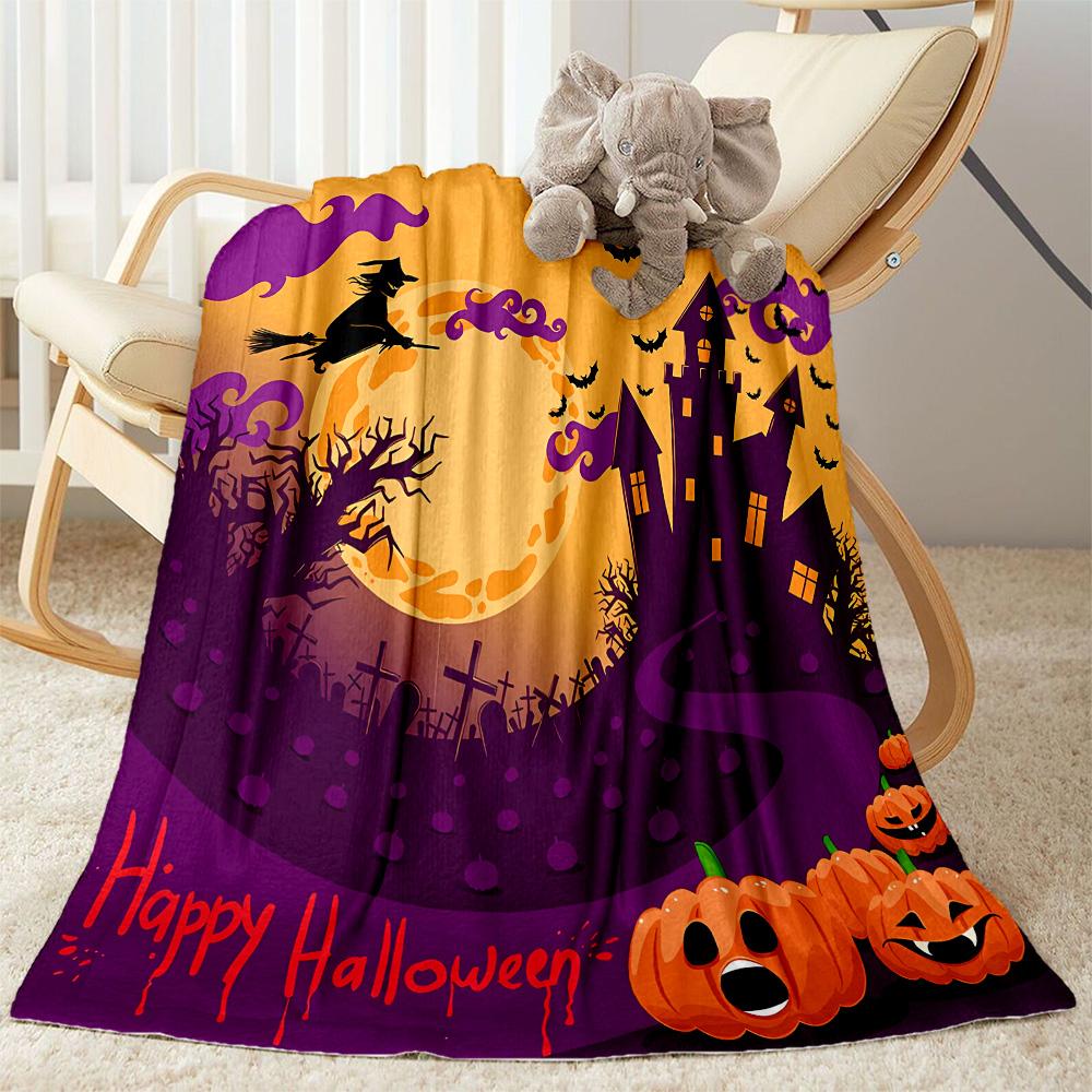 Halloween Adventure Comfortable, Soft, Lightweight All-Season Multi-Purpose Blanket for Picnics, Sofas, Offices, Beds, Living Rooms