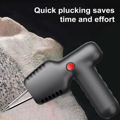 Электрическая машина для ощипывания птицы, перезаряжаемая, с конической головкой из нержавеющей стали, регулируемая, водонепроницаемая, для ощипывания перьев